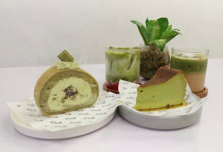 Matcha Swiss Roll Cake
