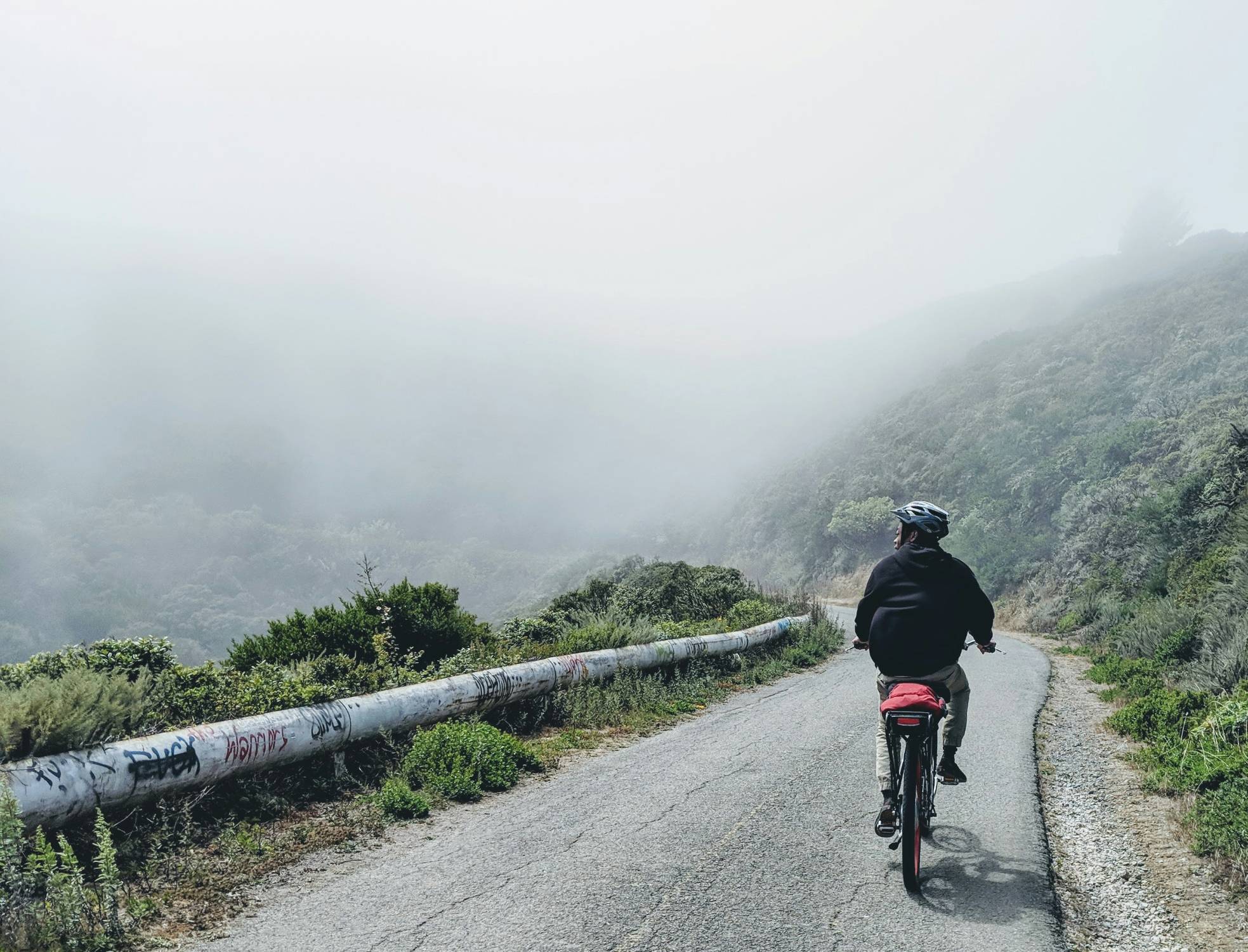 cyclist on road