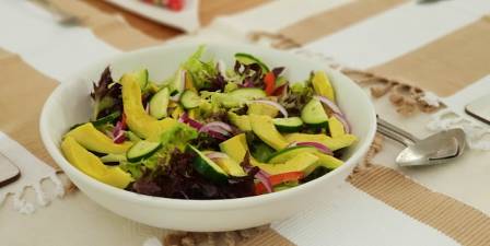 Avocado and Grilled Vegetable Salad